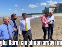 Başkan Feyzioğlu, Baro için alınan arsayı inceledi