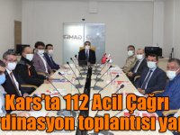 Kars’ta 112 Acil Çağrı Koordinasyon toplantısı yapıldı