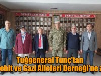 14. Mekanize Piyade Tugay Komutanı Tuğgeneral Hakan Tunç'tan Kars Şehit ve Gazi Aileleri Derneği’ne ziyaret