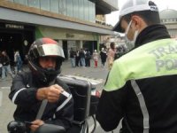 Taksim’de trafik denetimi: Sürücülere ceza yağdı