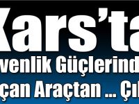 Kars'ta Güvenlik Güçlerinden Kaçan Araçtan Kaçak Sigara Çıktı