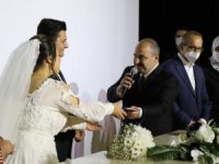 Darp edilen İHA Muhabiri Uslu dünya evine girdi