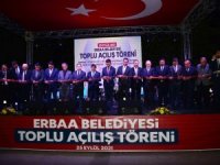 Erbaa’da 60 milyon TL’lik yatırımlar için toplu açılış töreni