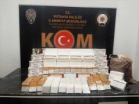 Kütahya’da 19 bin 340 adet makaron ele geçirildi
