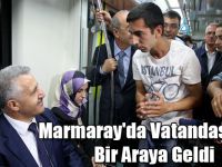 Bakan Ahmet Arslan, Marmaray'da Vatandaşlarla Bir Araya Geldi
