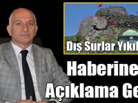 "Kars Kalesi’nin Dış Surları Yıkılıyor” Haberine Açıklama Geldi