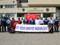 Iğdır Polisi Terörle Mücadele Eden Arkadaşlarını Unutmadı
