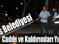 Kars Belediyesi Cadde ve Kaldırımları Yıkıyor