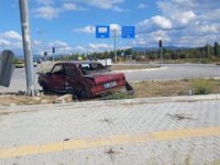 Gediz’de trafik kazası: 2 yaralı