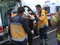 TEM’de yağmurda aşırı hız dehşeti: 4 yaralı
