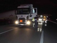 LPG yüklü tanker şarampole devrildi: 1 yaralı