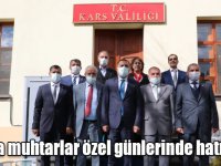 Kars’ta muhtarlar özel günlerinde hatırlandı