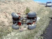 ATV’nin altında kalan yaşlı adam hayatını kaybetti