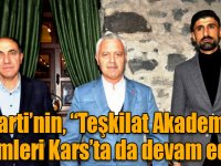 AK Parti’nin, “Teşkilat Akademisi” eğitimleri Kars’ta da devam ediyor