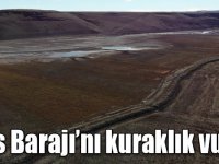Kars Barajı’nı kuraklık vurdu