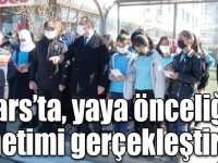 Kars’ta, yaya önceliği denetimi gerçekleştirildi