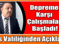 Kars Valiliğinden "Deprem" Açıklaması!