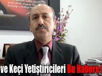 Koyun ve Keçi Yetiştiricileri Bu Habere Dikkat!