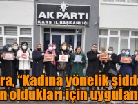 Sara, “Kadına yönelik şiddet, kadın oldukları için uygulanıyor”