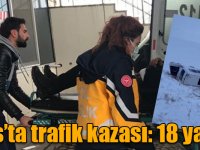 Kars’ta trafik kazası: 18 yaralı