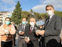 Güvercinler engelliler için salındı