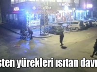 Kars’ta polisten yürekleri ısıtan davranış