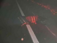 Kapalı yolu fark etmeyen sürücü metrelerce takla attı: 1 ölü, 3 ağır yaralı