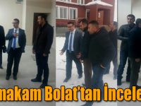 Kaymakam Bolat, Gençlik ve Kültür Merkezinde İncelemelerde Bulundu