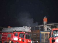 Malatya’da sanayi sitesinde korkutan yangın