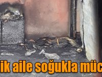 Kars’ta 3 kişilik aile soğukla mücadele ediyor!