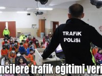 Kars’ta öğrencilere genel trafik eğitimi veriliyor