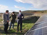Kaymakam Dolu, güneş enerjili sulama sistemini yerinde inceledi