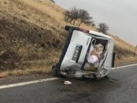 Kahramanmaraş’ta işçi servisi devrildi: 6 yaralı