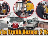 Kars’ta Trafik Kazası: 2 Yaralı