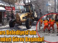 Kars Belediyesi'nin Kar Timleri Görev Başında!