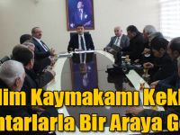 Selim Kaymakamı Keklik, Muhtarlarla Bir Araya Geldi