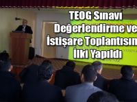 TEOG Sınavı Değerlendirme ve İstişare Toplantısının İlki Yapıldı