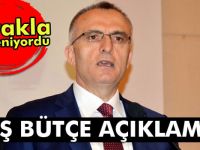 Naci Ağbal'dan Flaş Bütçe Açıklaması