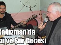 Kağızman’da Türkü ve Şiir Gecesi