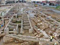Kadıköy’de, Körler Ülkesi’ndeki arkeolojik çalışmalarda son durum havadan görüntülendi