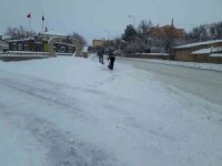 Bünyan’da karla mücadele