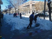 Gaziantep karla mücadele devam ediyor