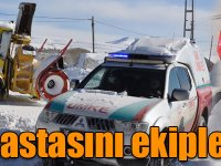 Kars’ta 2 diyaliz hastasını ekipler kurtardı