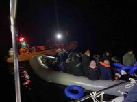 Datça açıklarında 35 göçmen akalandı
