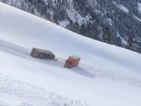 Artvin’de kar ve tipi nedeniyle iki tır yoldan çıkarak uçurum sürüklendi