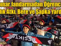 Dağpınar Jandarmadan Öğrencilere Kışlık Atkı, Bere ve Şapka Yardımı
