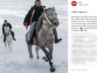 CNN International, Çıldır Kristal Göl Kış Şölenini Paylaştı