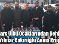 Kars Ülkü Ocaklarından Şehit Fırat Yılmaz Çakıroğlu Anma Programı