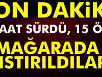 TSK: Mağarada Tespit Edilen 15 Terörist Öldürüldü