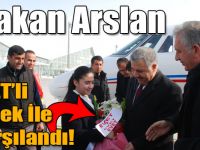 Bakan Arslan EVET’li Çiçek İle Karşılandı!